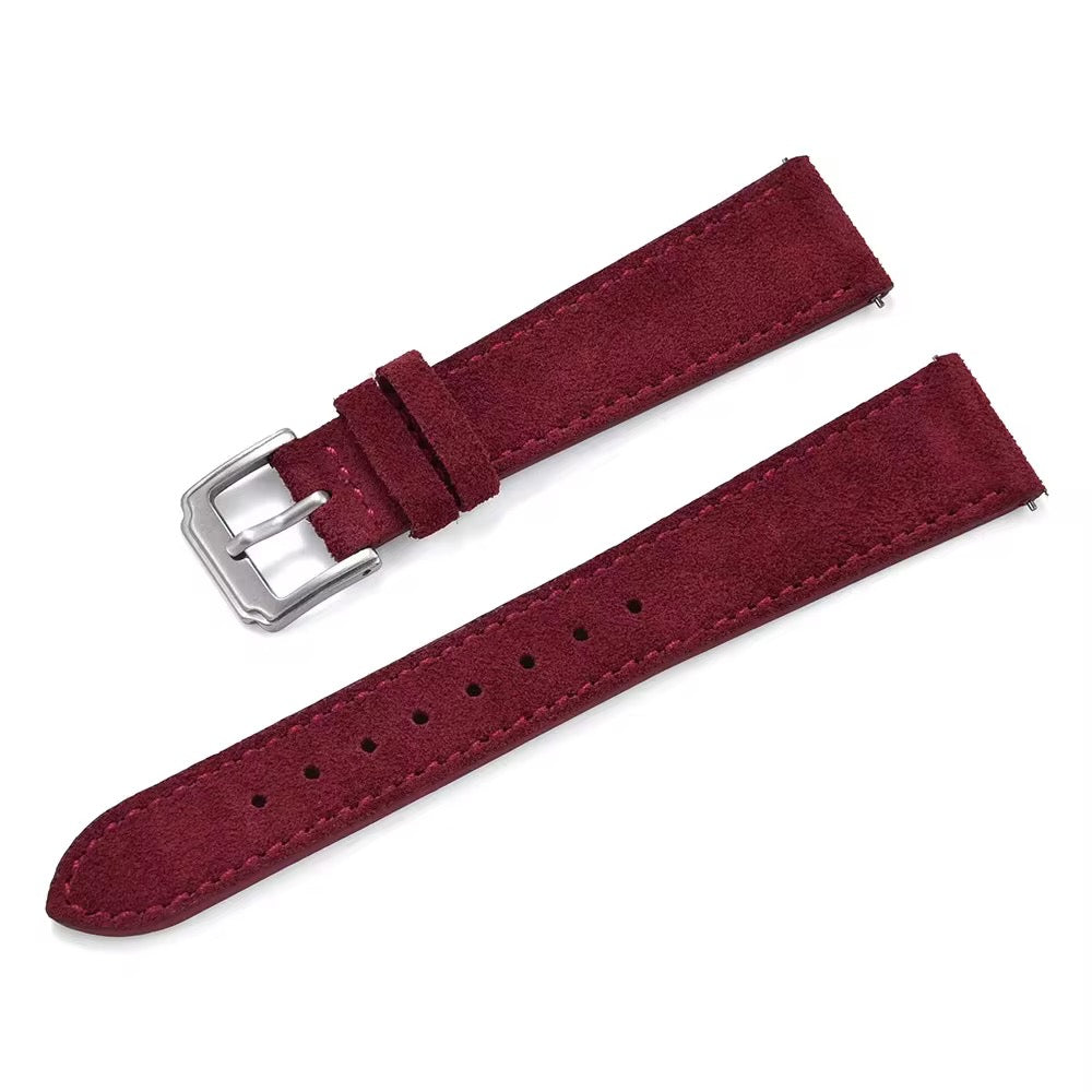 Bracelet en daim rouge cramoisi