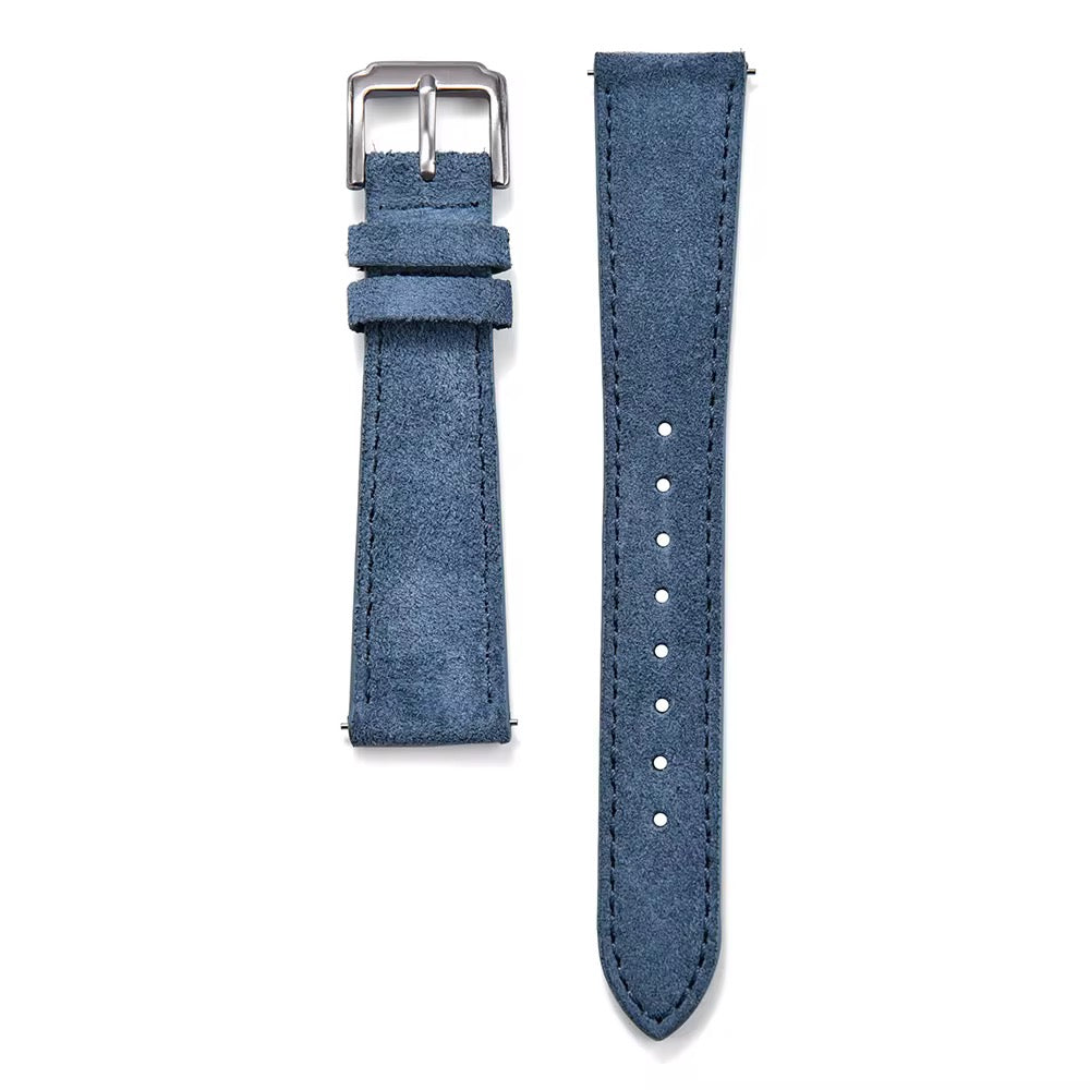 Bracelet en daim bleu océan