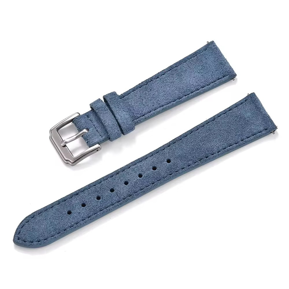 Bracelet en daim bleu océan