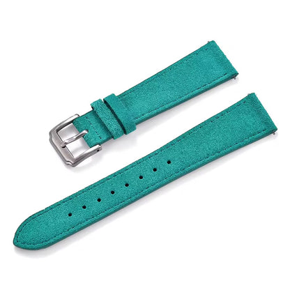Correa de gamuza verde Tiffany